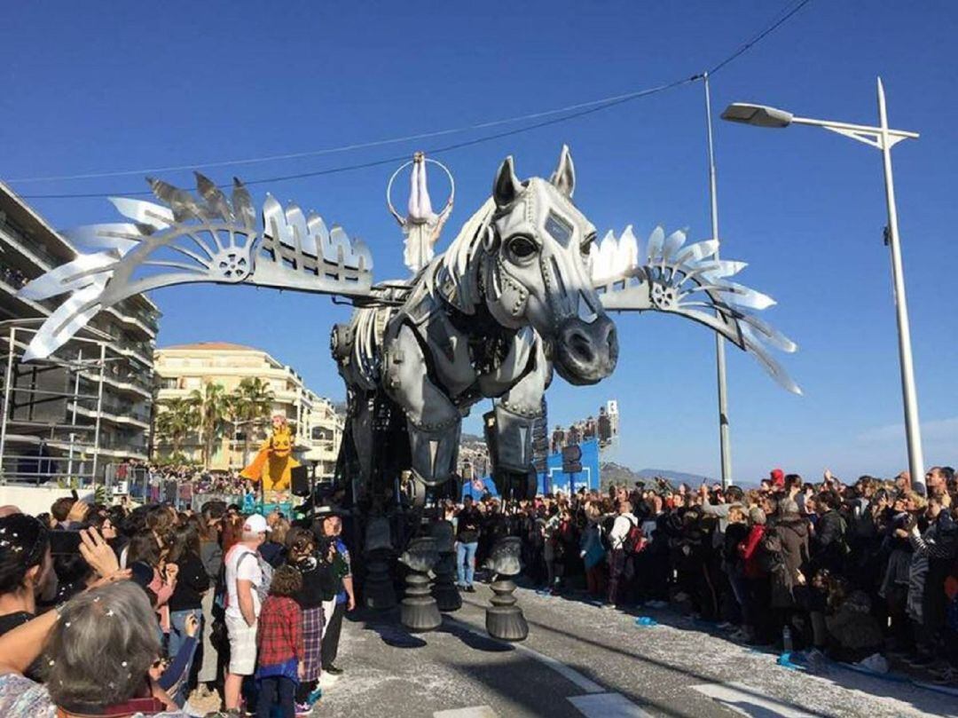 Caballo Pegaso que participará en la Cabalgata de Reyes de Segovia