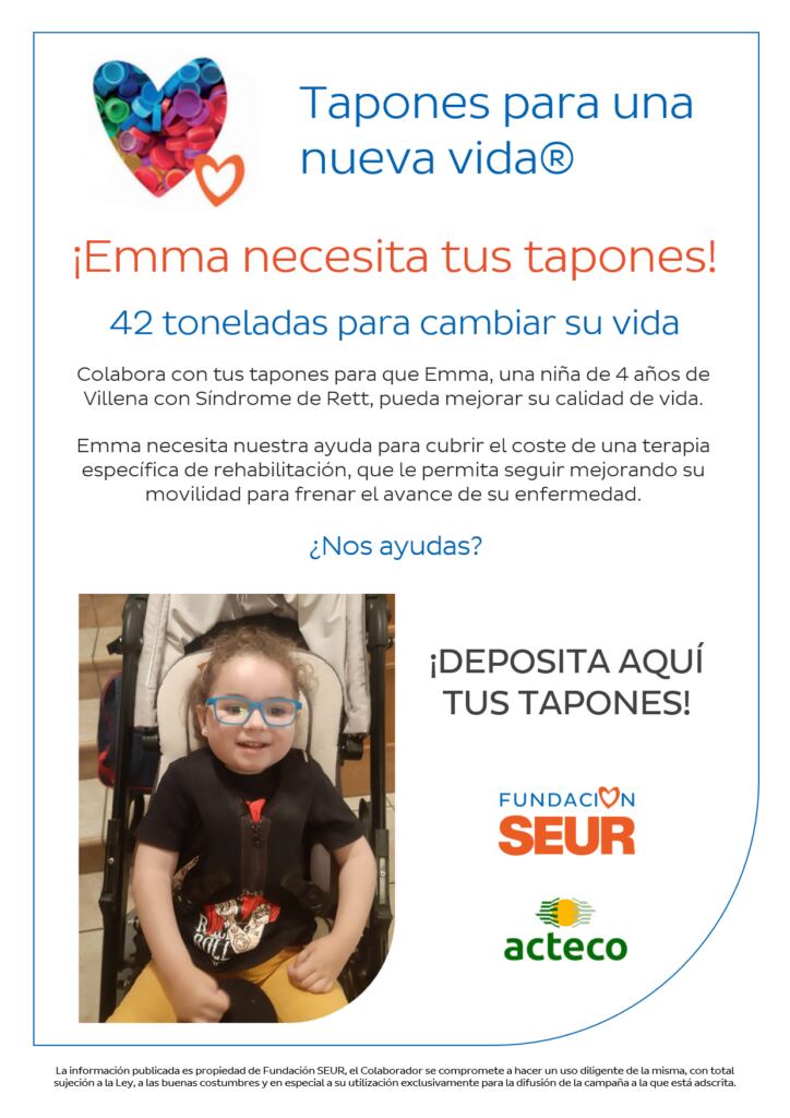 Campaña &quot;Tapones para Emma&quot;