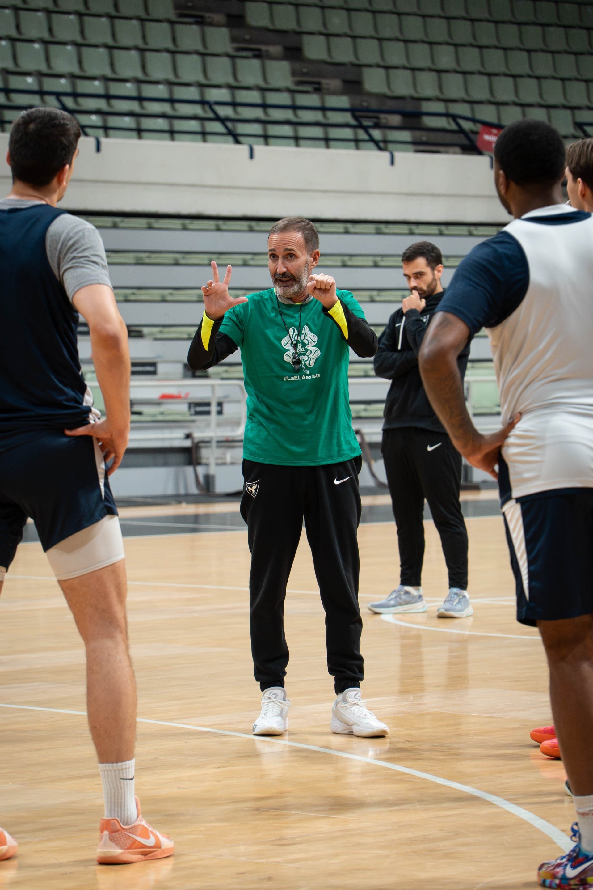 Sito Alonso durante el entrenamiento matinal del viernes