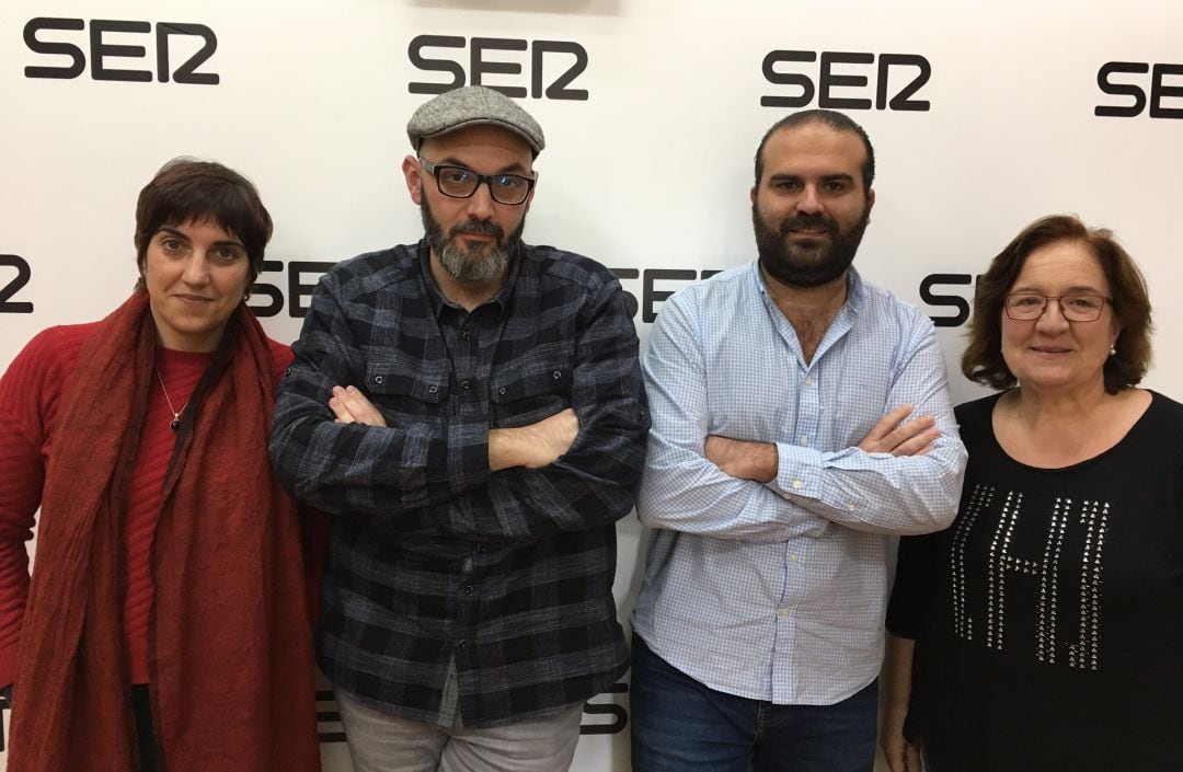 Elisa Reche, Miguel Ángel Hernández, Pablo Guzmán y Mª José Candel, equipo al completo de los &#039;Martes de tertulia&#039; de Hoy por hoy