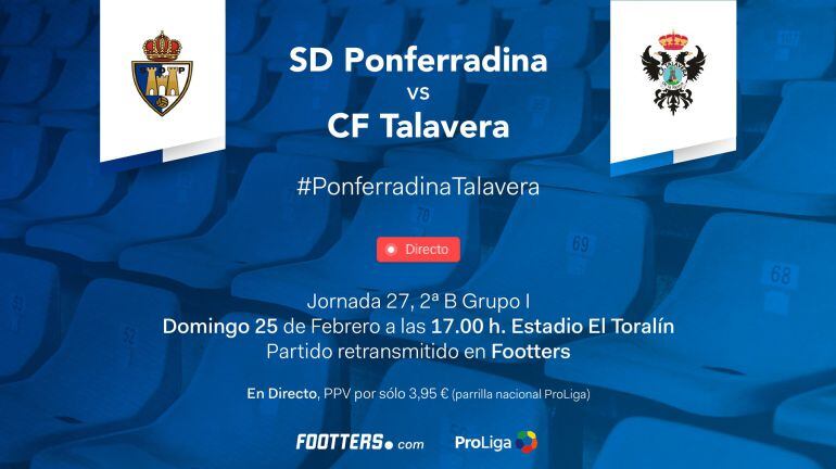 El partid ante el Talavera será ofrecido en directo por la plataforma de ProLiga.