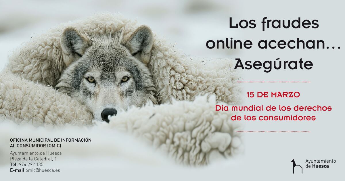 Cartel de la campaña de la OMIC en Huesca