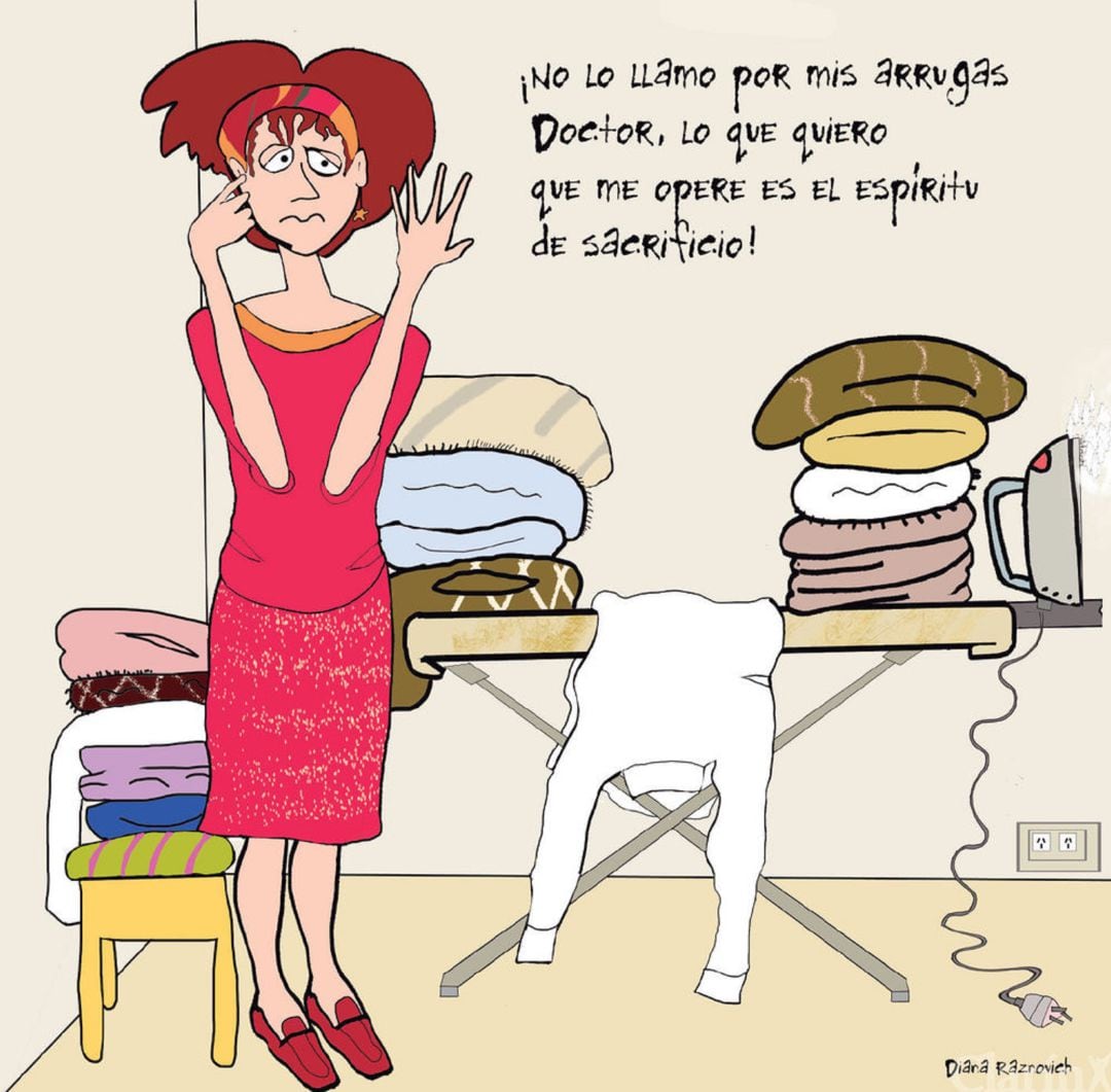 Una de las ilustraciones de Diana Raznovich