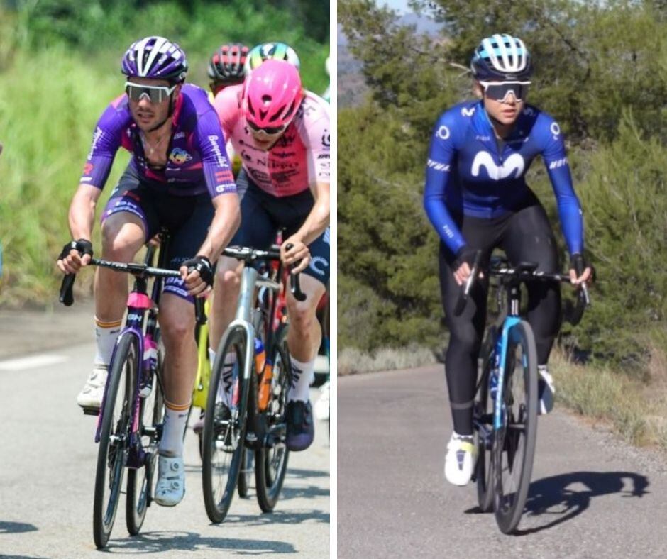 Mario Aparicio (i) y Sara Martín