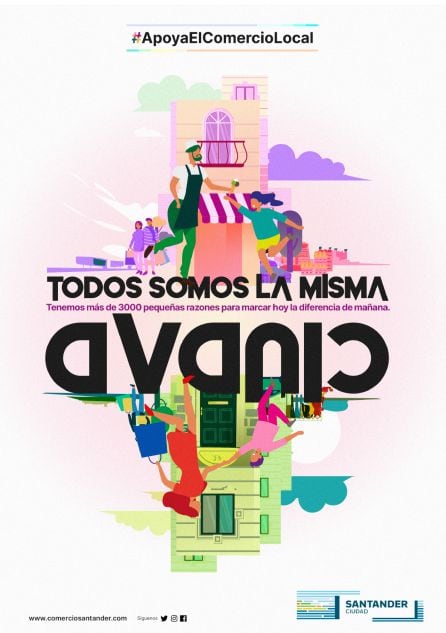 Imagen de la campaña &#039;Todos somos la misma ciudad&#039;.