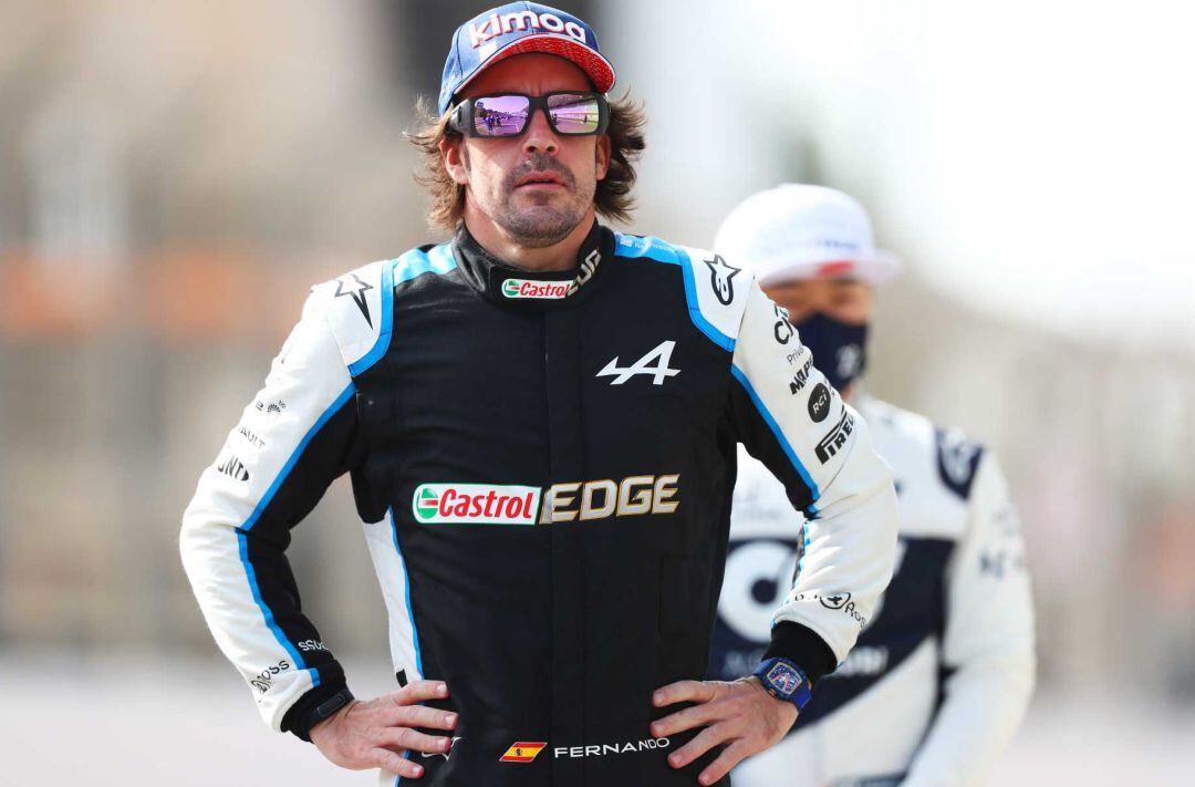 El piloto español de Alpine Fernando Alonso.