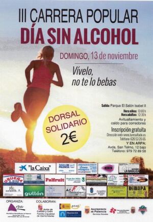 Cartel III Carrera Popular Día sin Alcohol