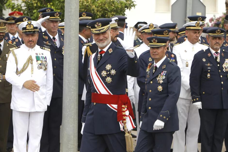 Felipe VI preside este lunes la entrega de Reales Despachos en la Academia General del Aire de San Javier