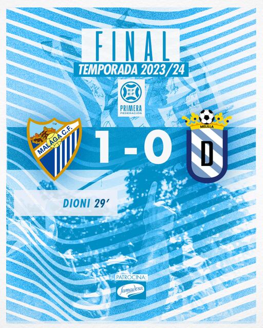 El Málaga solventó con victoria el partido contra el Melilla