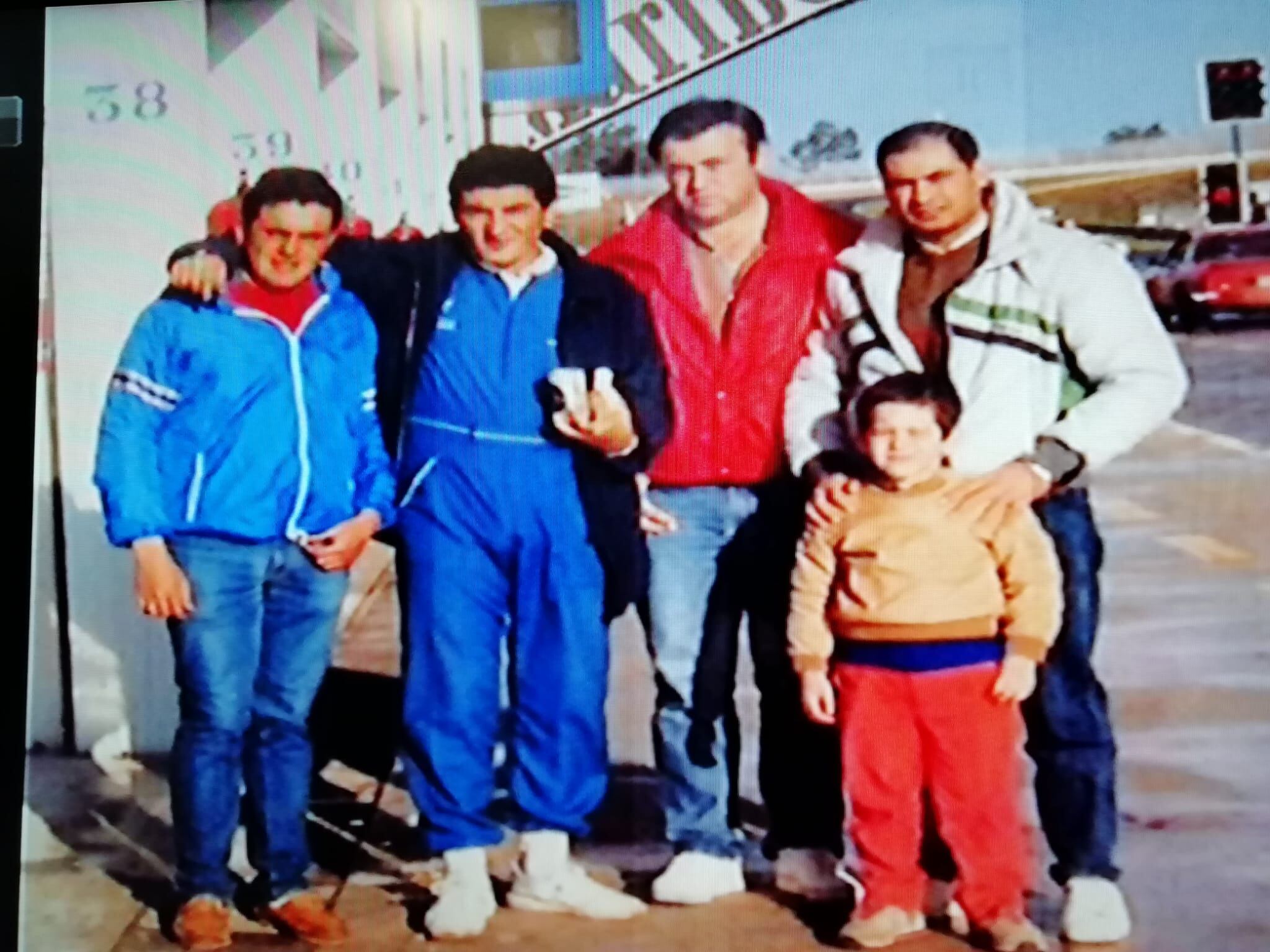 En el circuito de Jerez, durante sus primeros años, el equipo junto al pequeño Alberto García jr