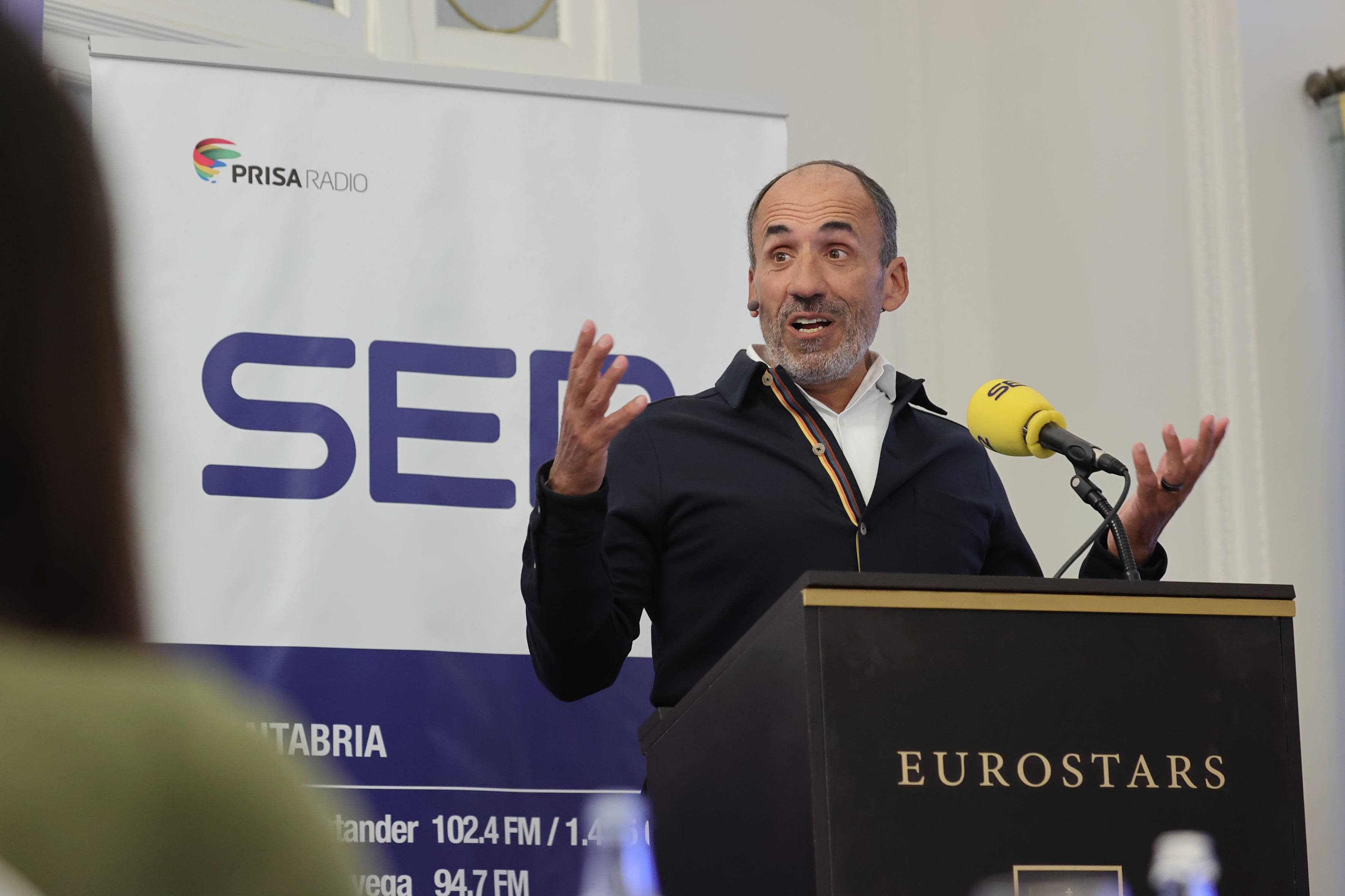 Sebastián Ceria durante su intervención en Foro SER Cantabria.