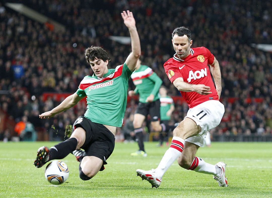 Ryan Giggs, en el Manchester United - Athletic