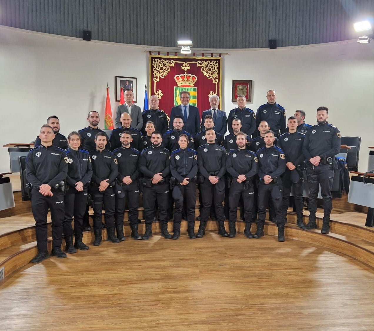 Los nuevos policías de Parla se han incorporado ya al servicio