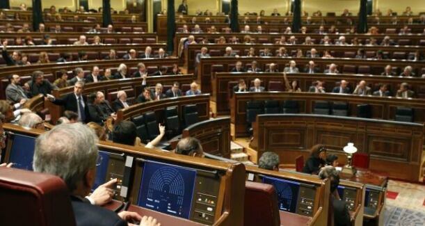 Interior del Congreso de los Diputados
