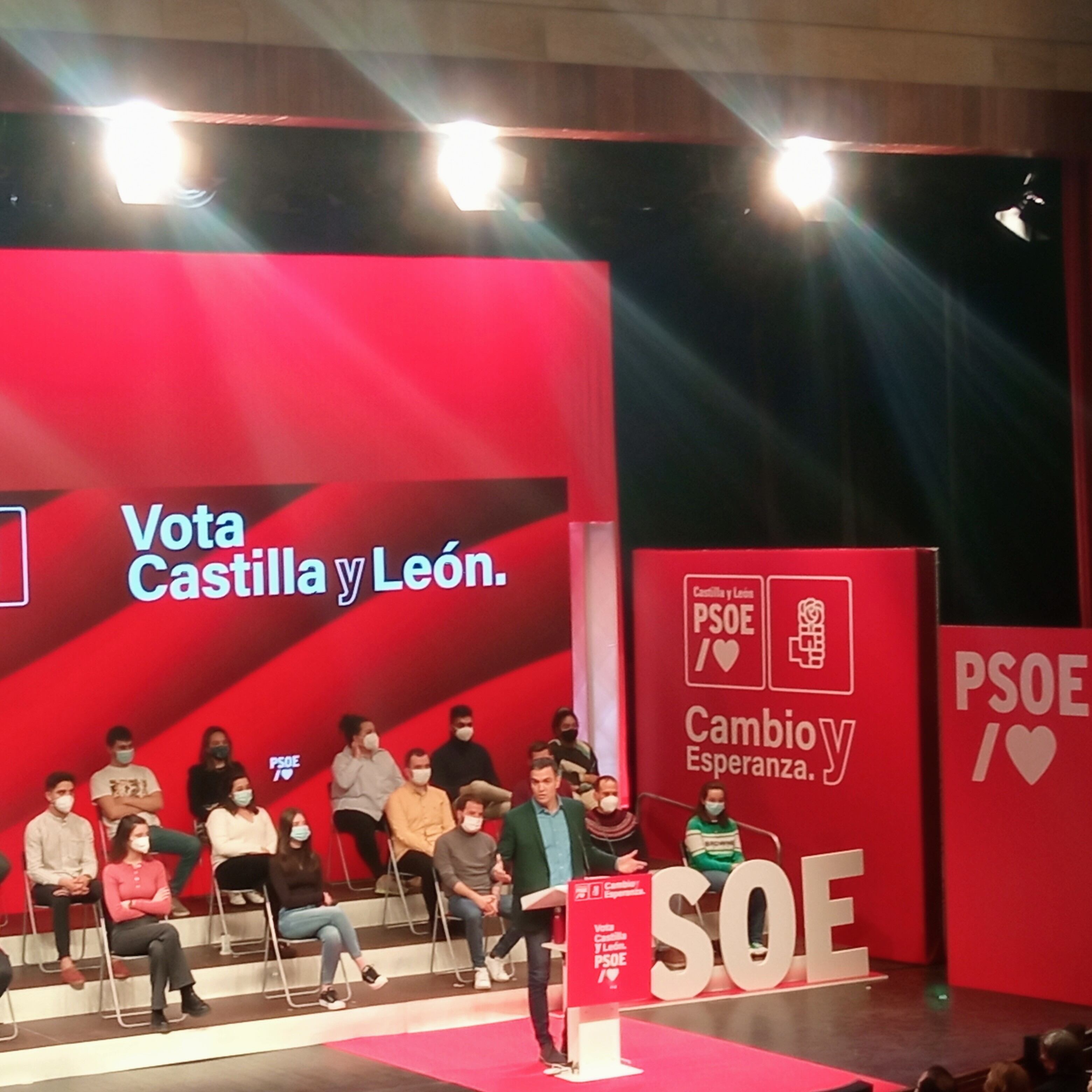 Pedro Sánchez en Soria