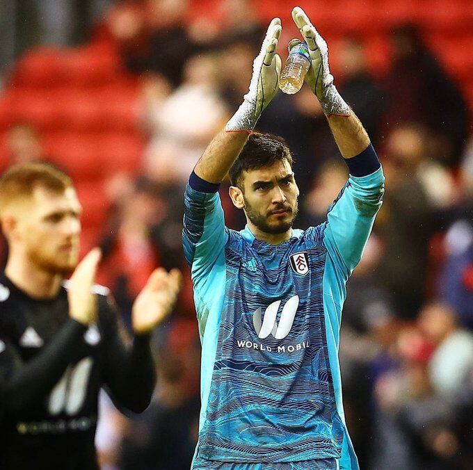 Paulo Gazzaniga, en un partit amb el Fulham
