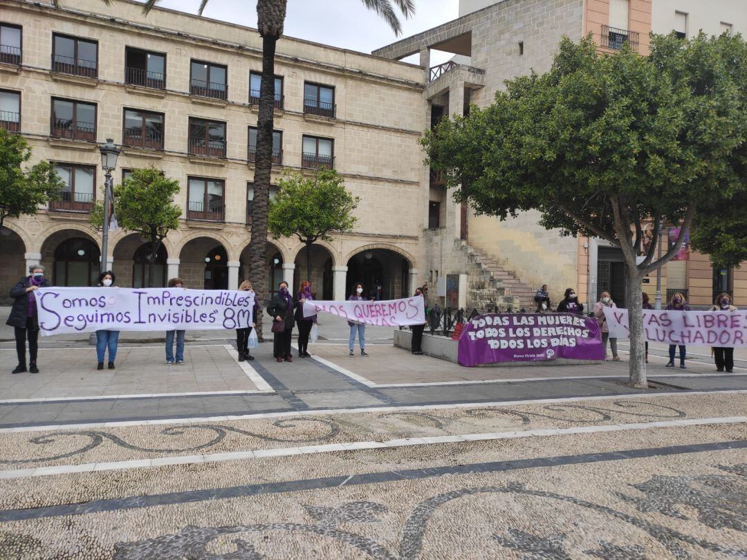 Lectura de manifiestos este lunes en la plaza del Arenal