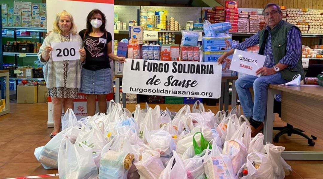 Recogida de alimentos en San Sebastián de los Reyes