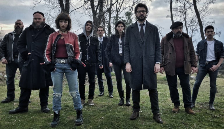 Los 'cacos' de 'La Casa de Papel'