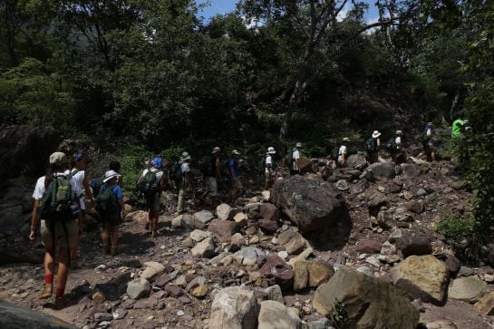 Ascenso al cañón de Chichamocha