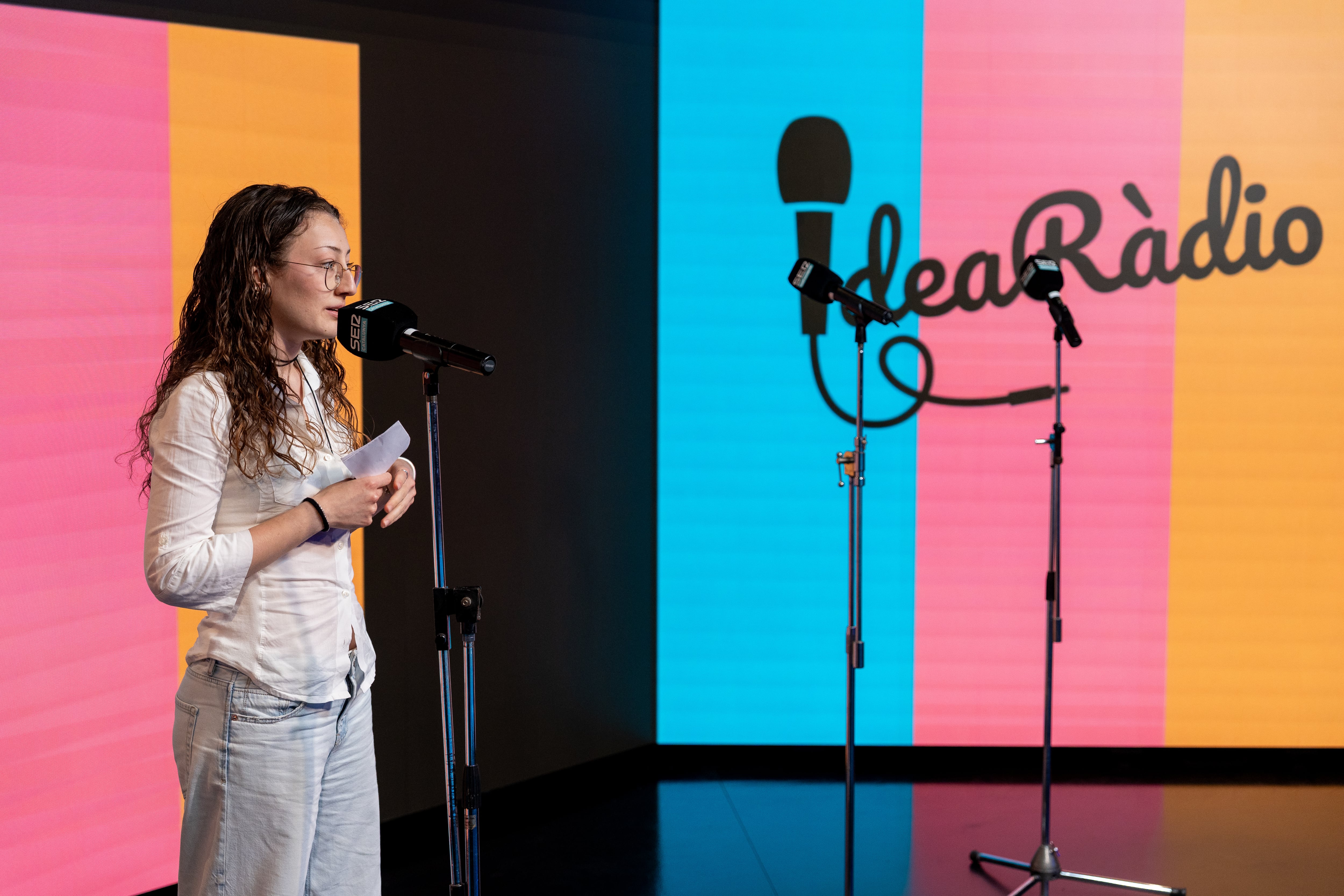 Una de les participants als Idea Ràdio 2025