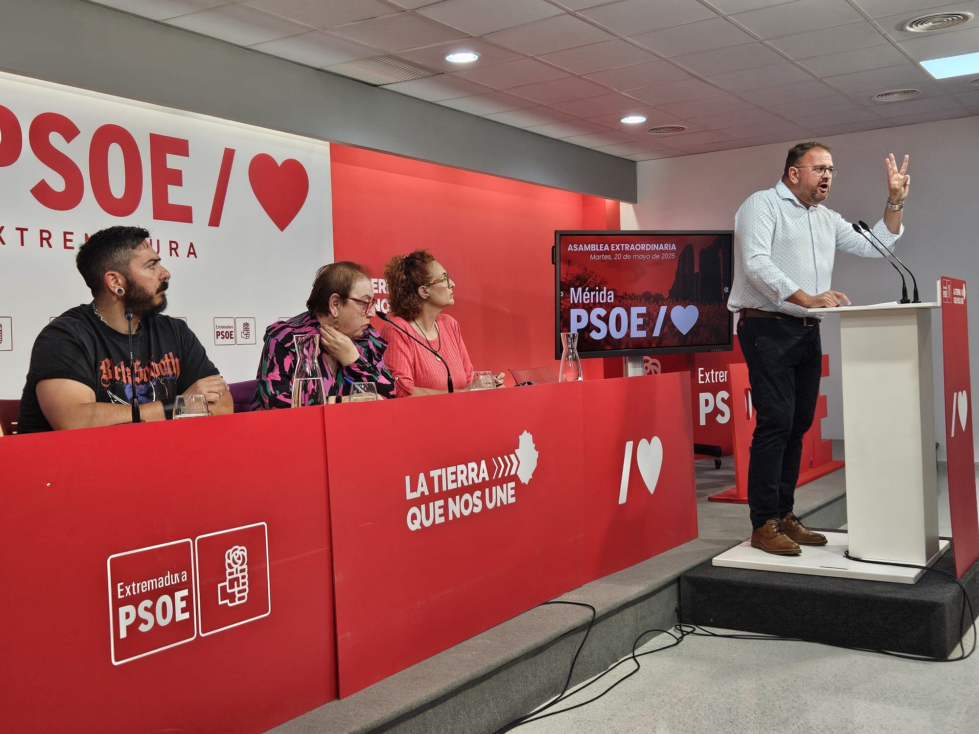 Elección de la nueva Comisión Ejecutiva Municipal del PSOE de Mérida