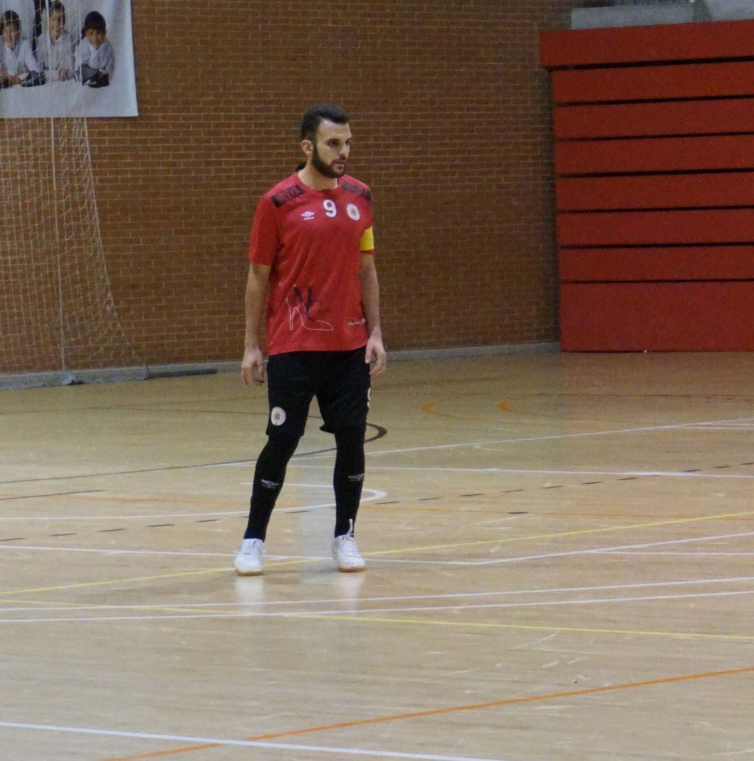 Aarón Barceló, capitán del Nueva Elda F. S.