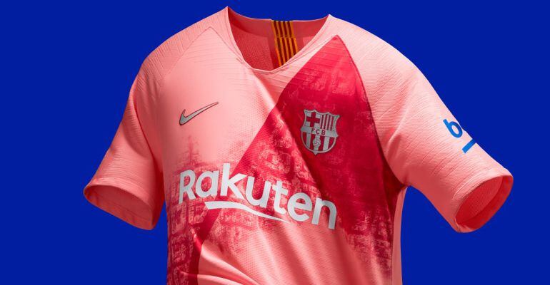 La tercera equipación del Barcelona para la presente temporada