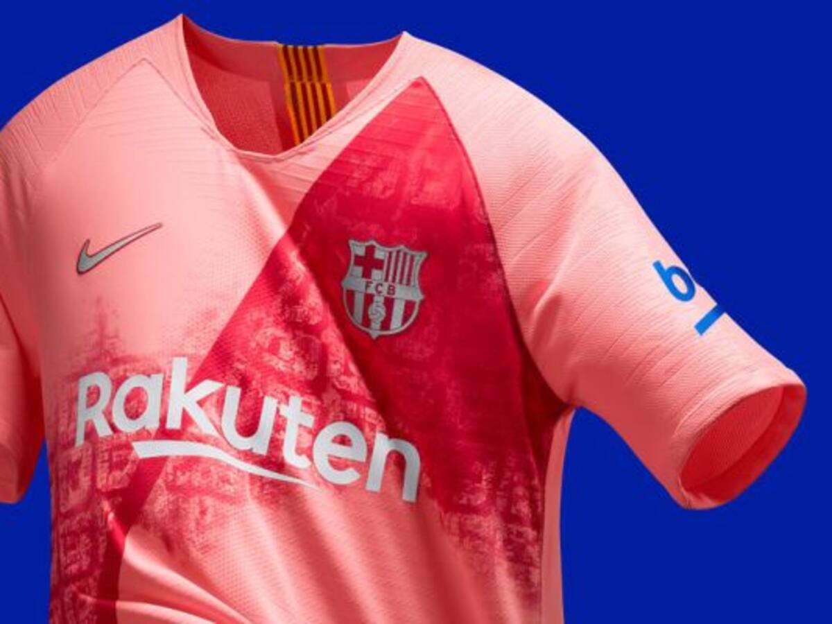 El Barça se inspira en la avenida Diagonal de Barcelona para su tercera camiseta