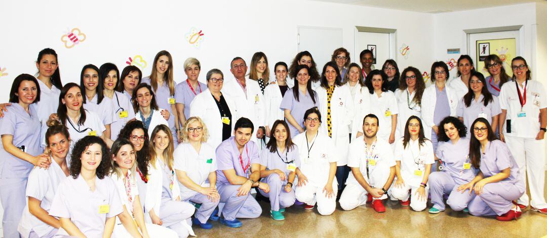 Profesional del área de maternidad y pediatría del Hospital del Vinalopó