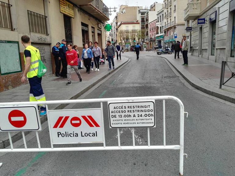 El sábado se cortó al tráfico la Corredora