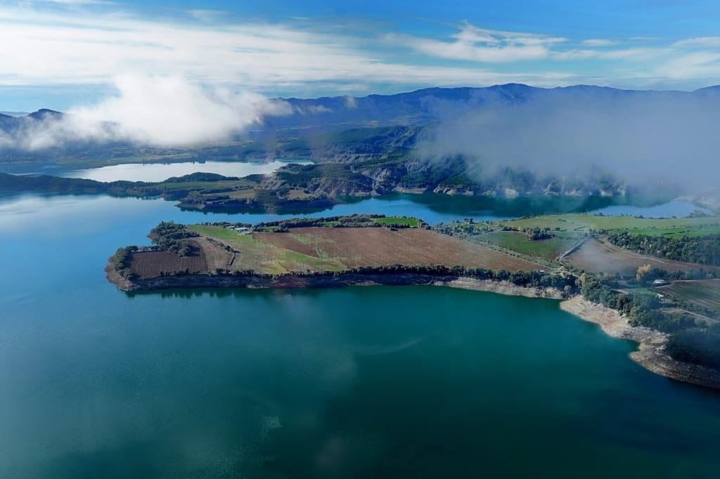 Vista aérea del aeródromo