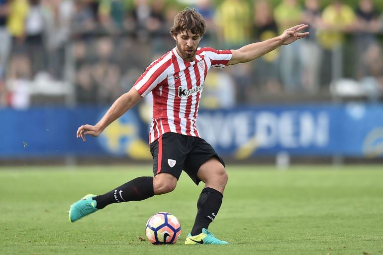 Yeray, durante un partido con el Athletic