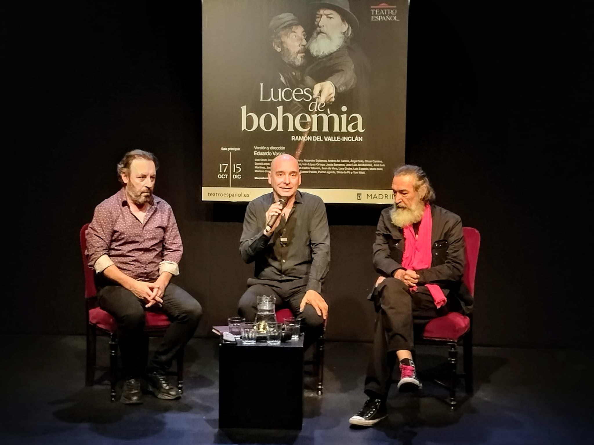 Eduardo Vasco presenta &#039;Luces de Bohemia&#039; en el Teatro Español junto a Antonio Molero y Ginés García Millán