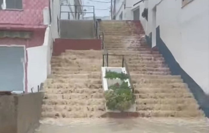 Lluvias en San Roque