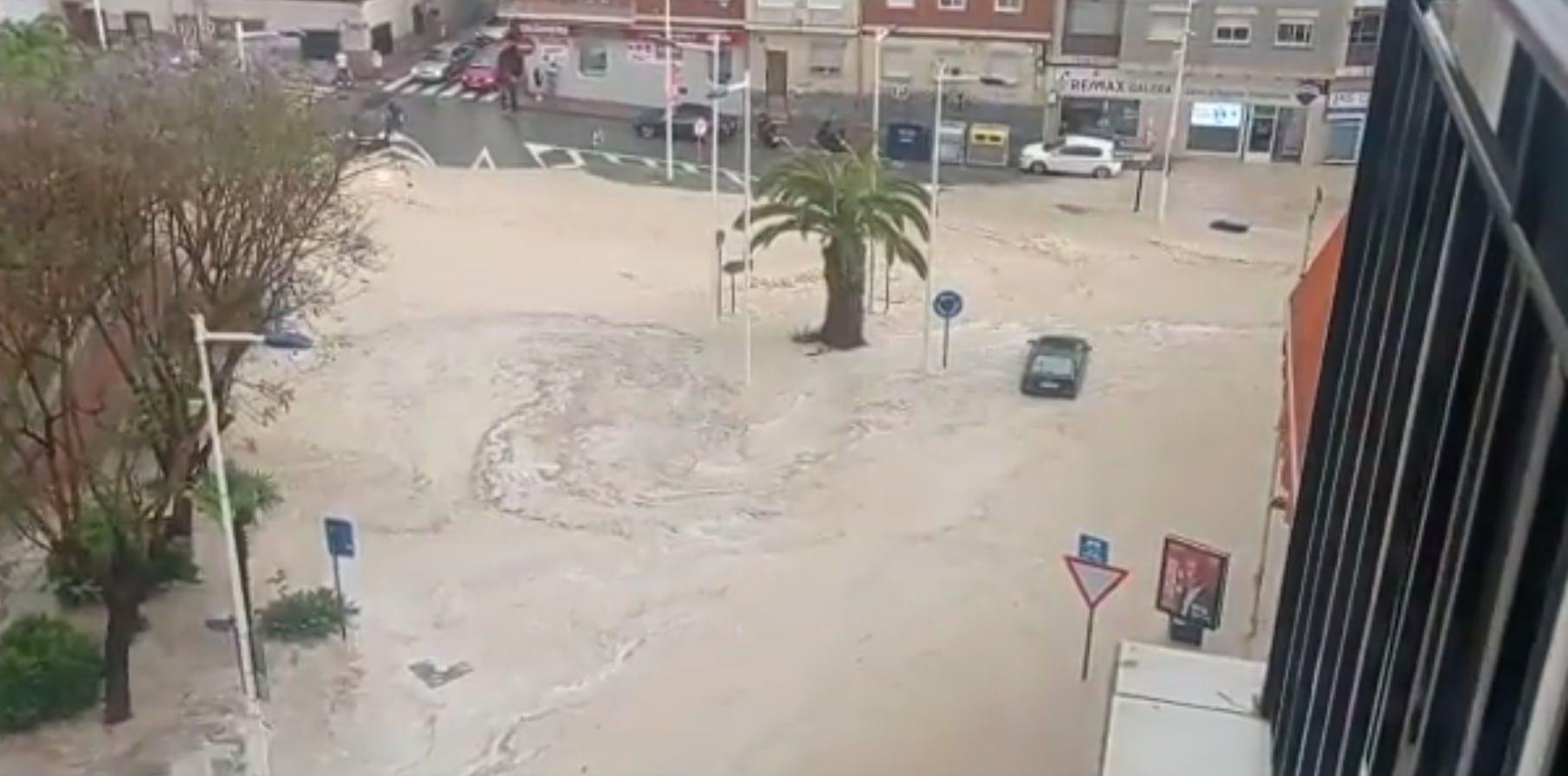 Inundación en Molina de Segura