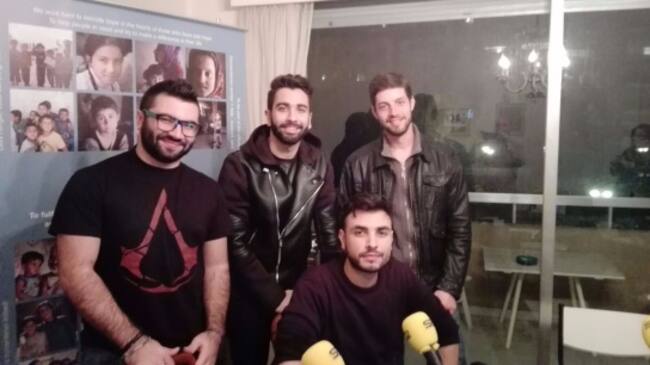 El grupo Adonis que ha interpretado en acústico su canción 'Beirut'