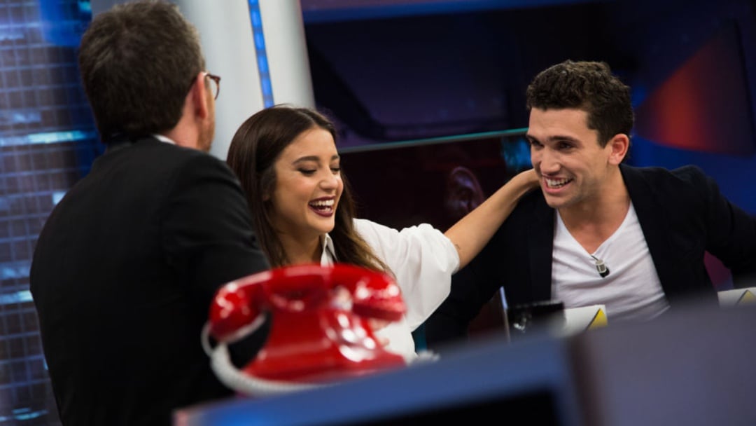 María Pedraza y Jaime Lorente en &#039;El Hormiguero&#039;