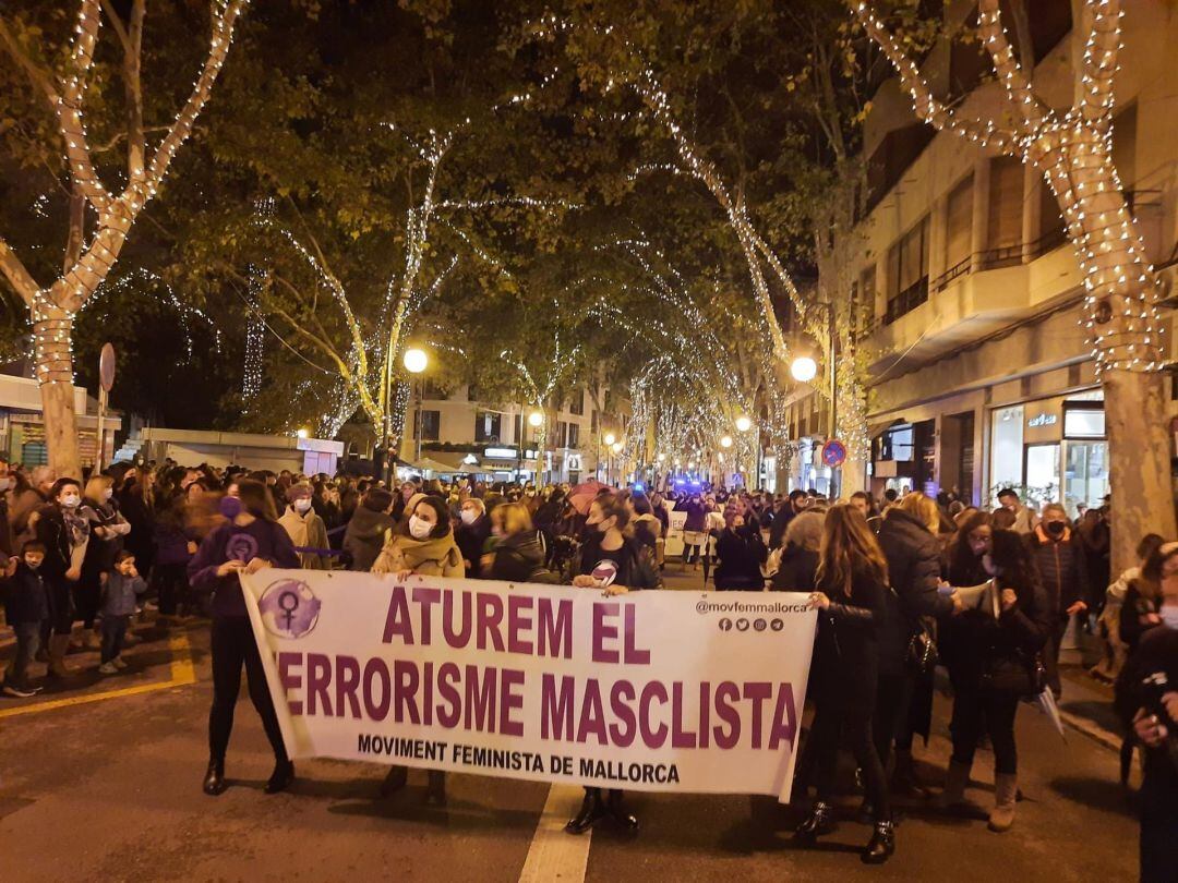 manifestación Palma