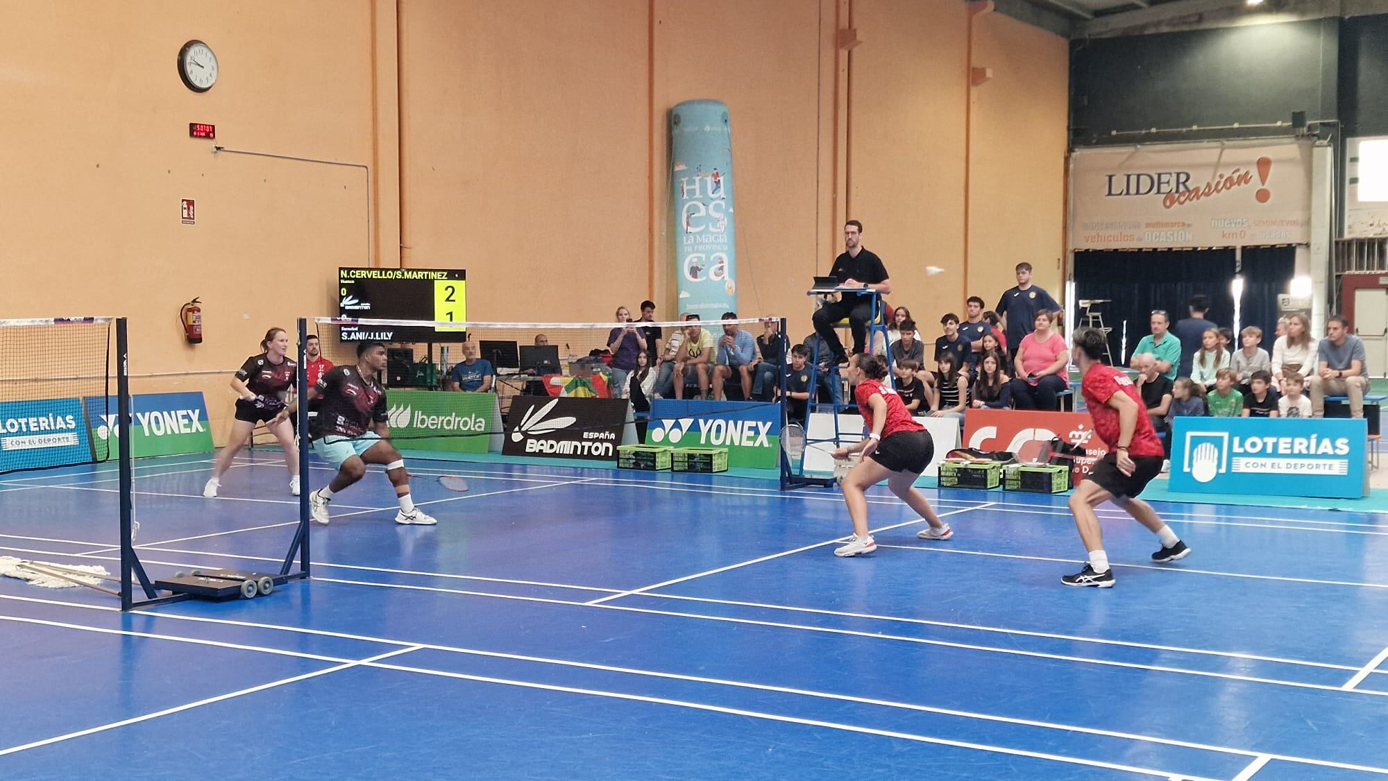 El Bádminton Huesca la Magia perdía en un emocionante encuentro ante Pontevedra