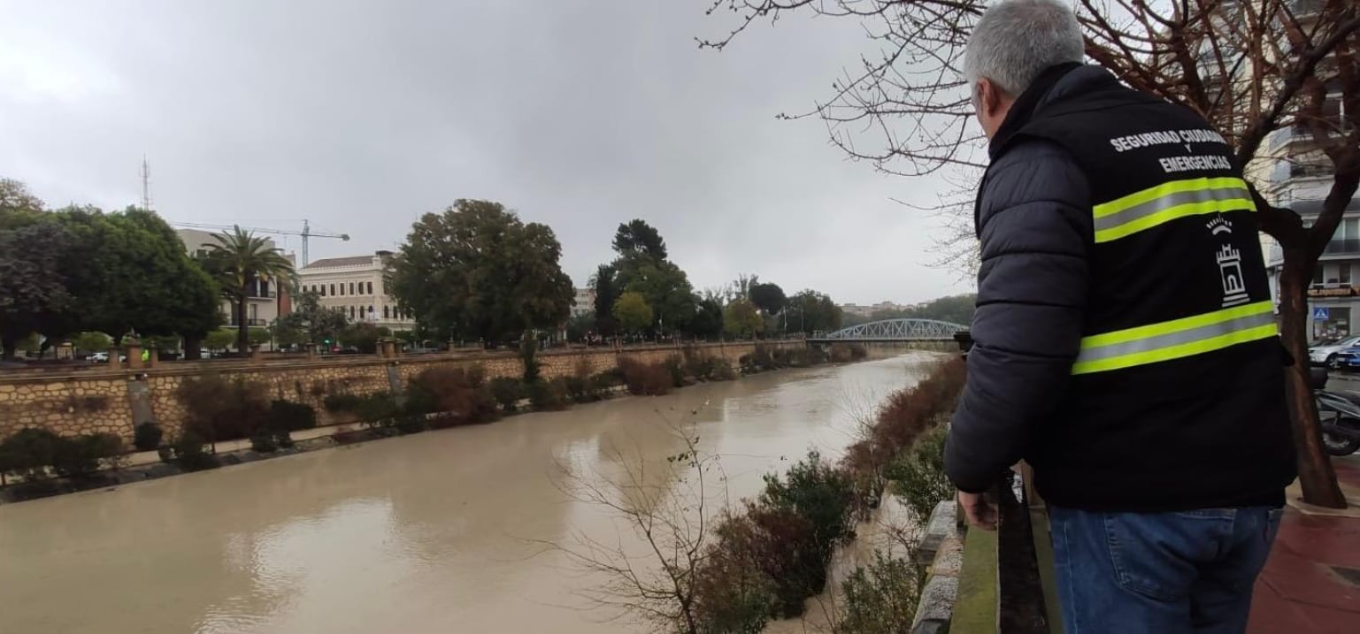 Río Segura a su paso por Murcia