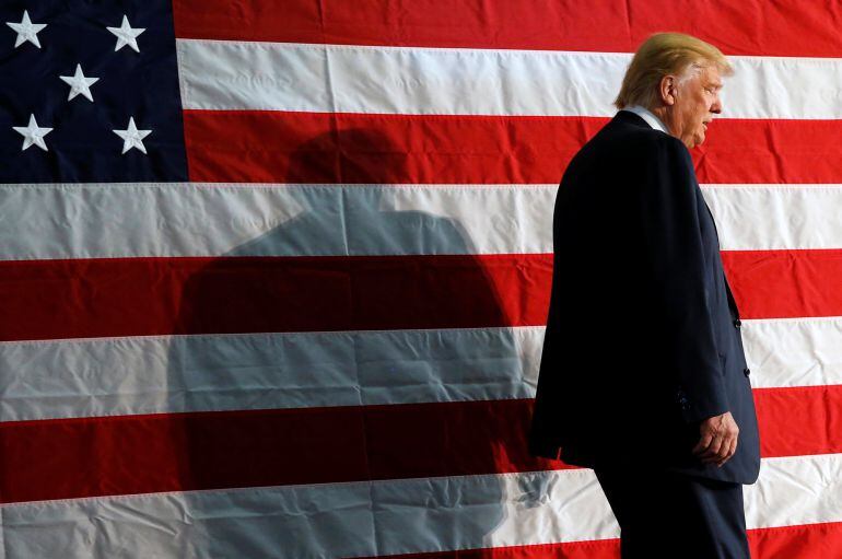 El candidato republicano, Donald Trump, durante un acto en Colorado