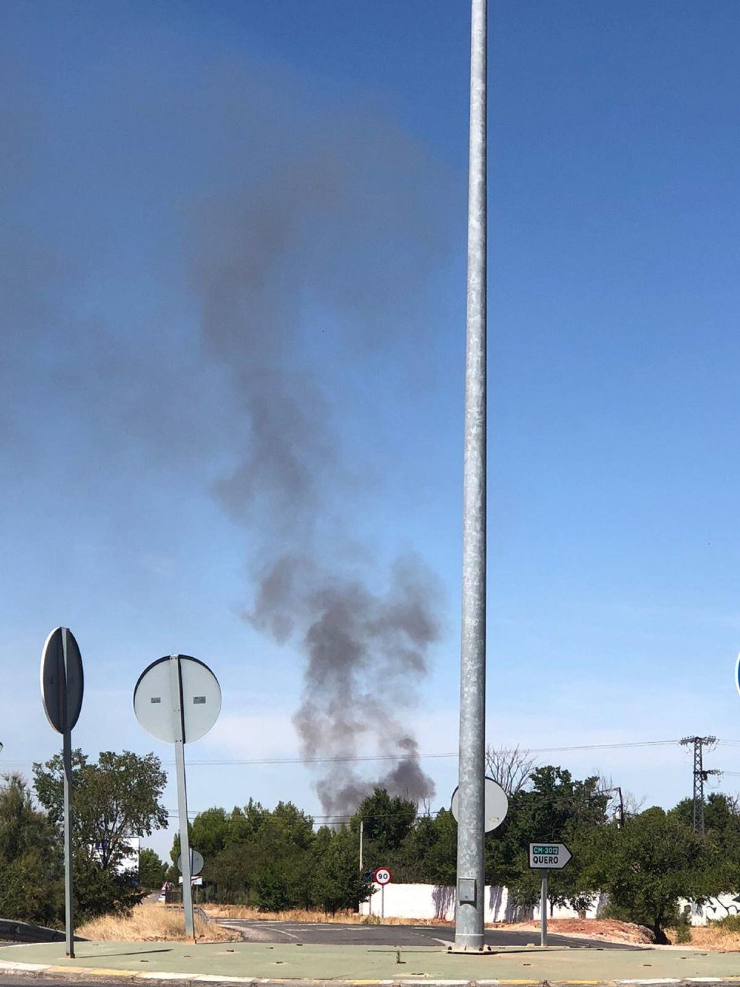 Incendio en la Planta de Residuos de Alcázar de San Juan 