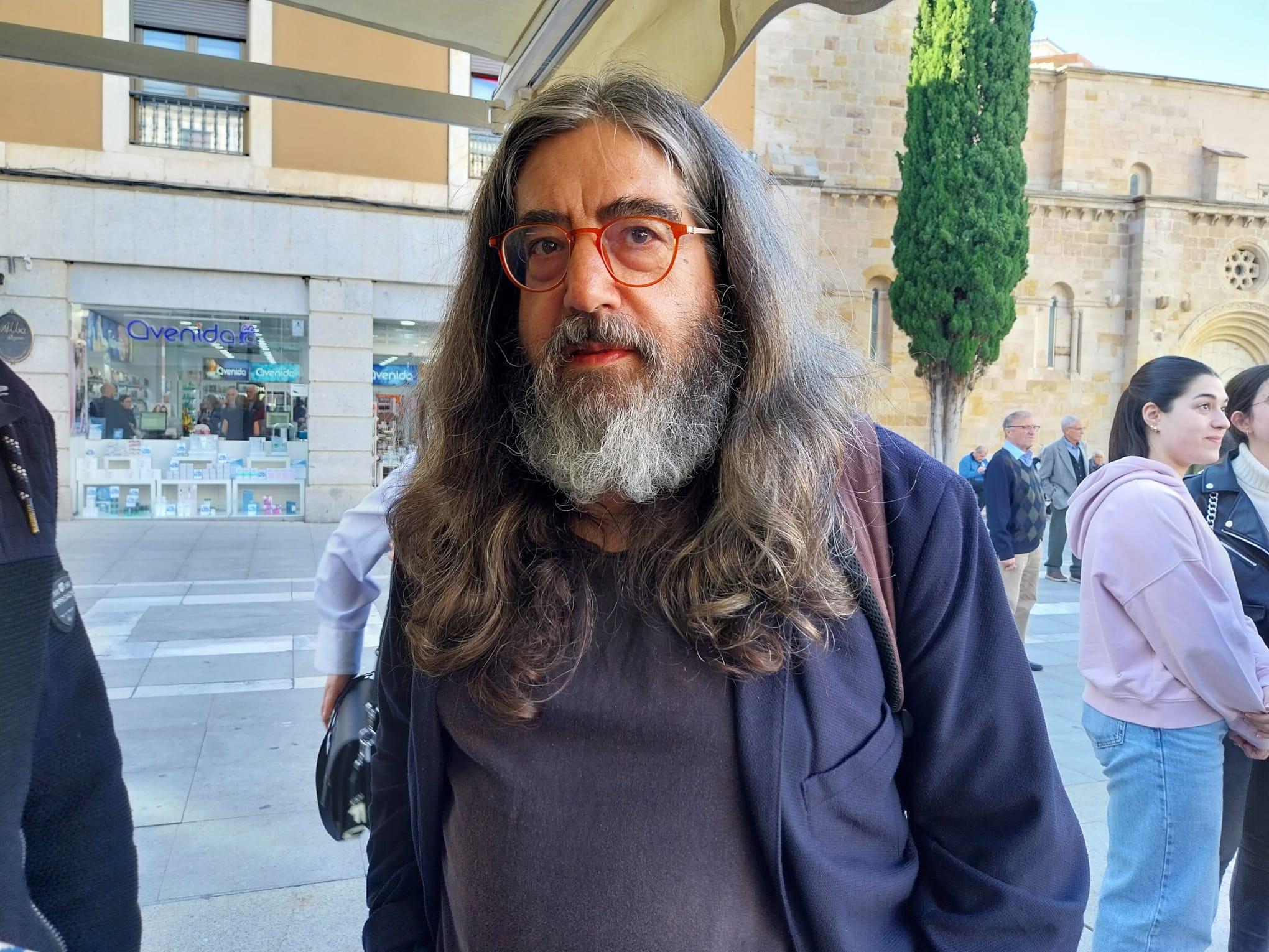 Luis García Jambrina en la Feria del libro de Zamora