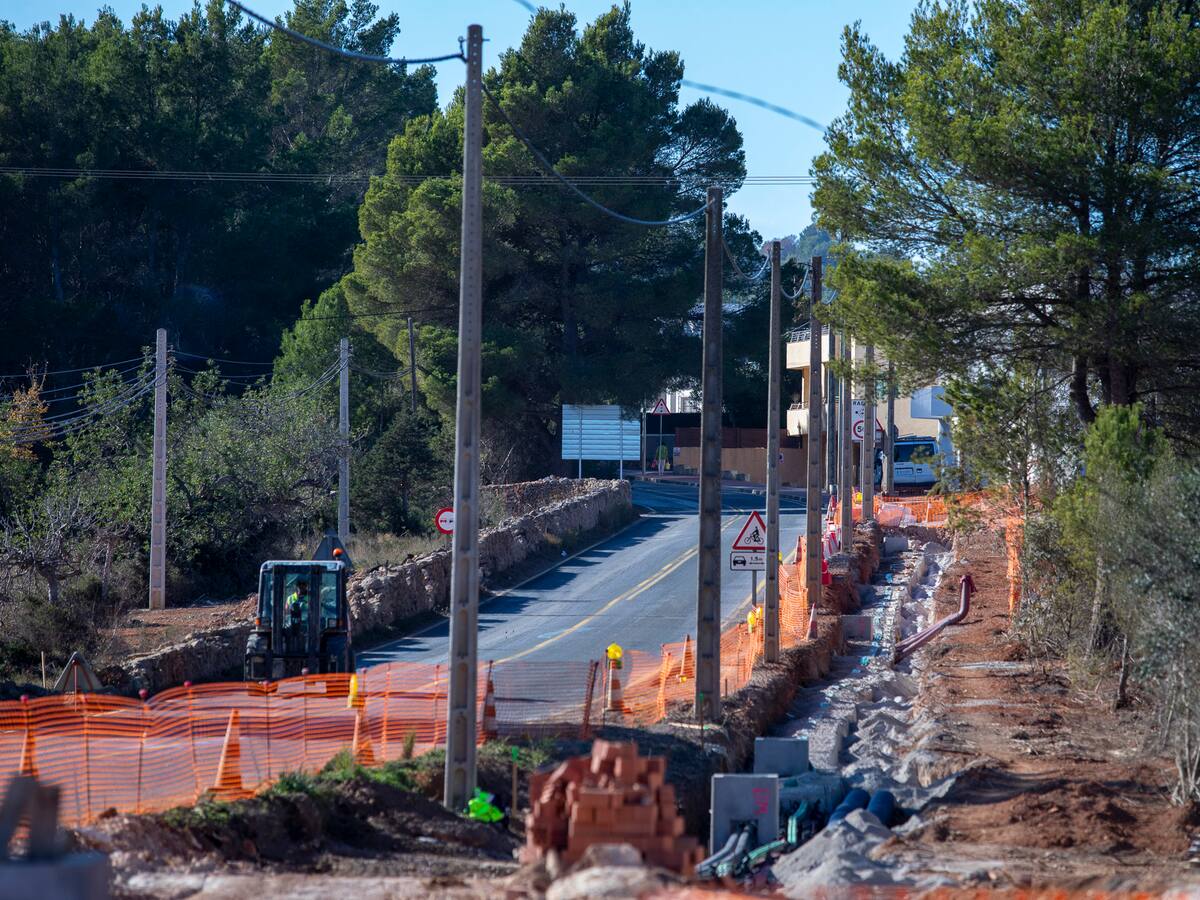 Los barrios de Can Ramon y es Puig d'en Fita, unidos con Santa Eulària por un nuevo vial de peatones