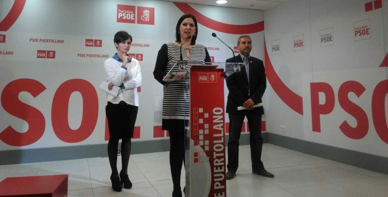 Isabel Rodríguez ( izquierda ), Maite Fernández y Siro Ramiro