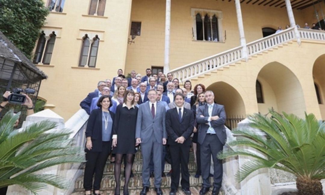 Reunión del Consell Valencià de Turismo en 2016 en el Palau Ducal