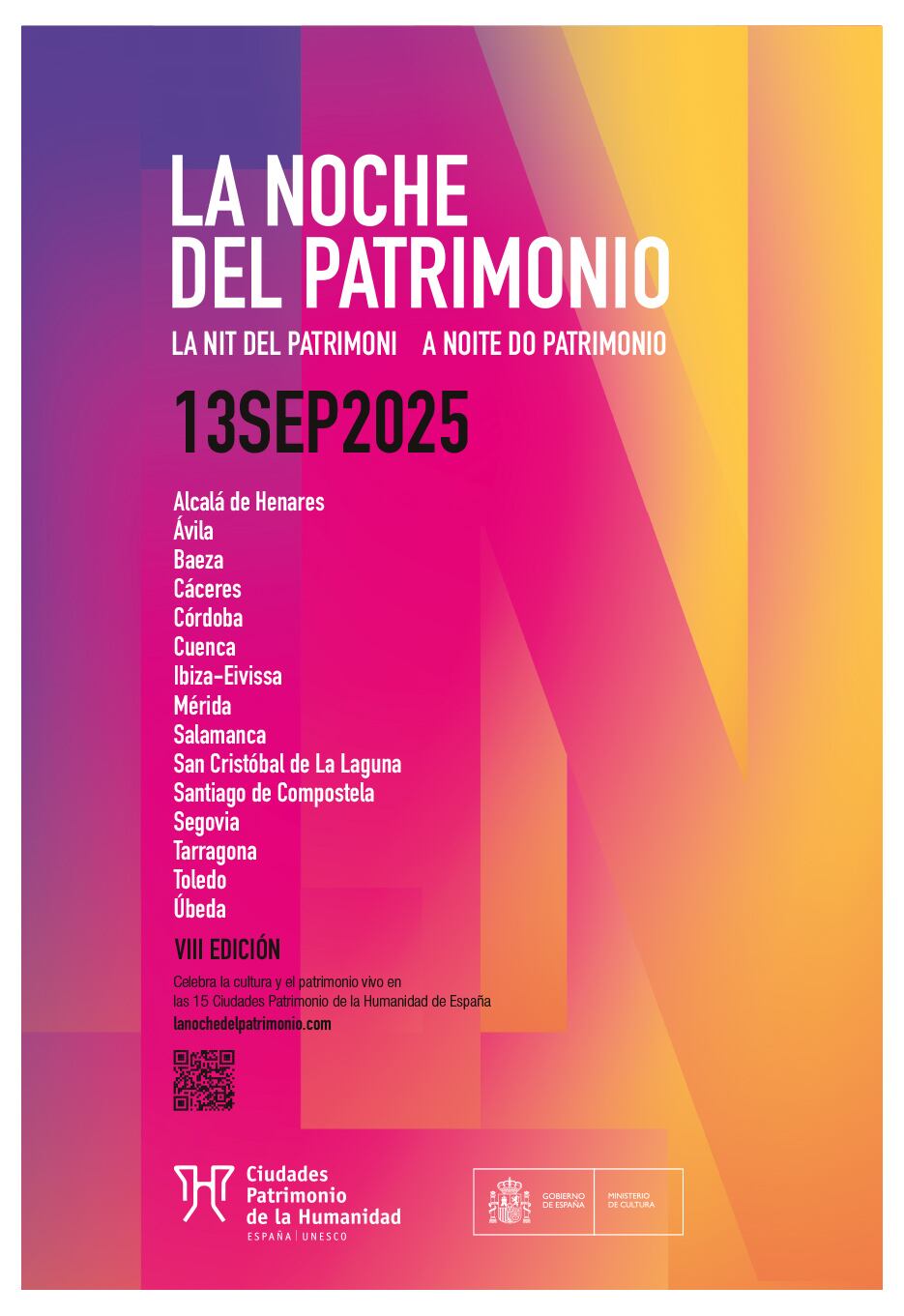 Cartel de La noche del Patrimonio