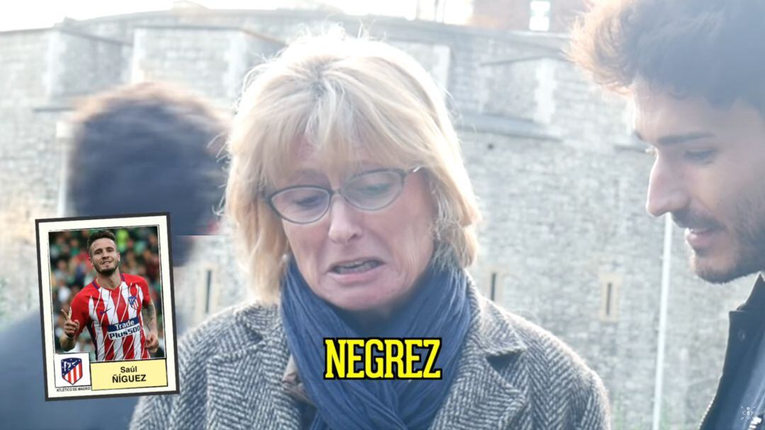 Una inglesa sufre pronunciando el nombre de Saúl Ñíguez