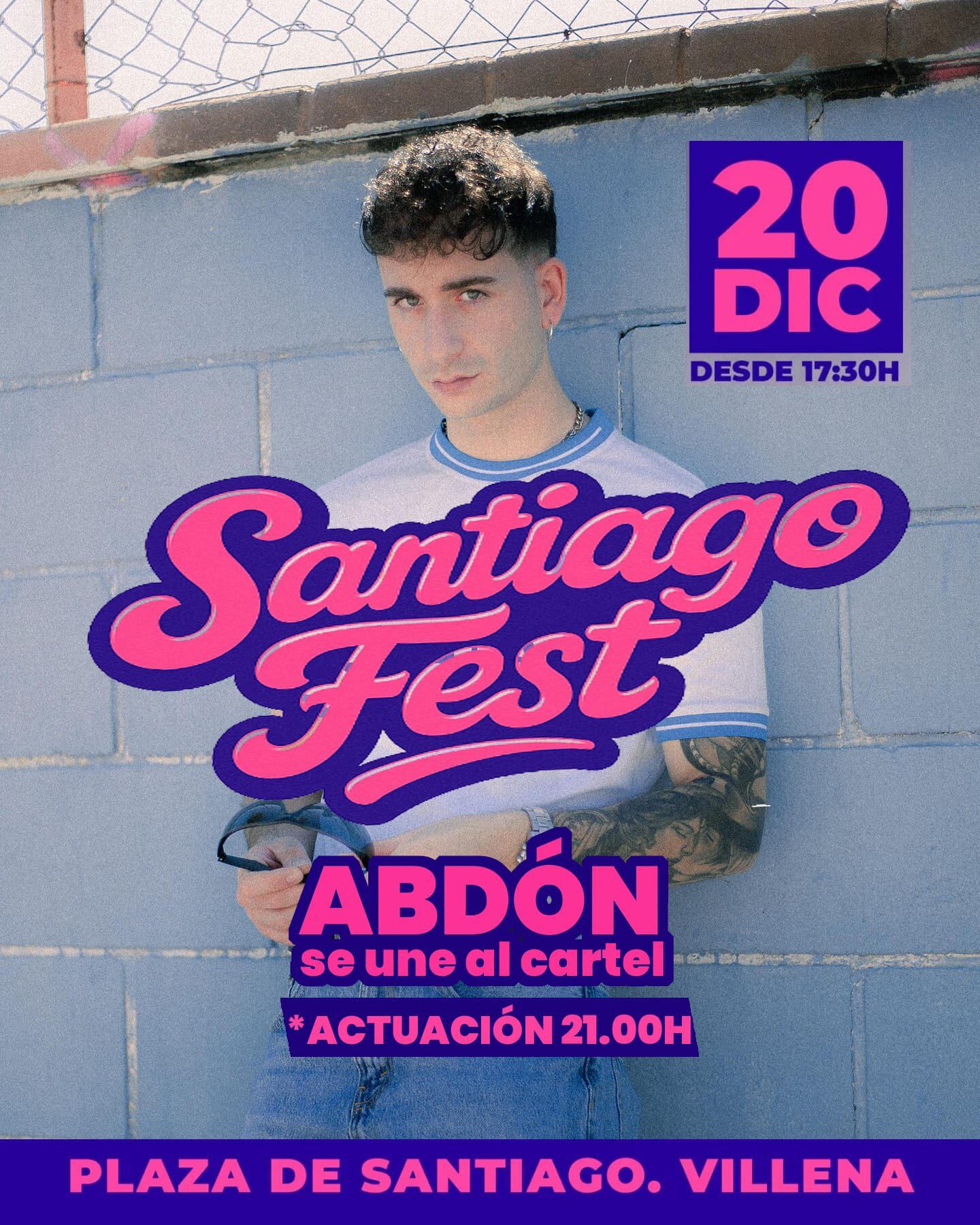 Abdón también se suma al cartel de la fiesta